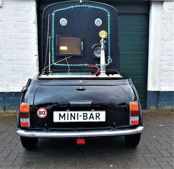 Mini bar klaar voor gebruik